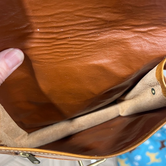 Vintage Cognac Crossbody Purse - Picture 12 of 12